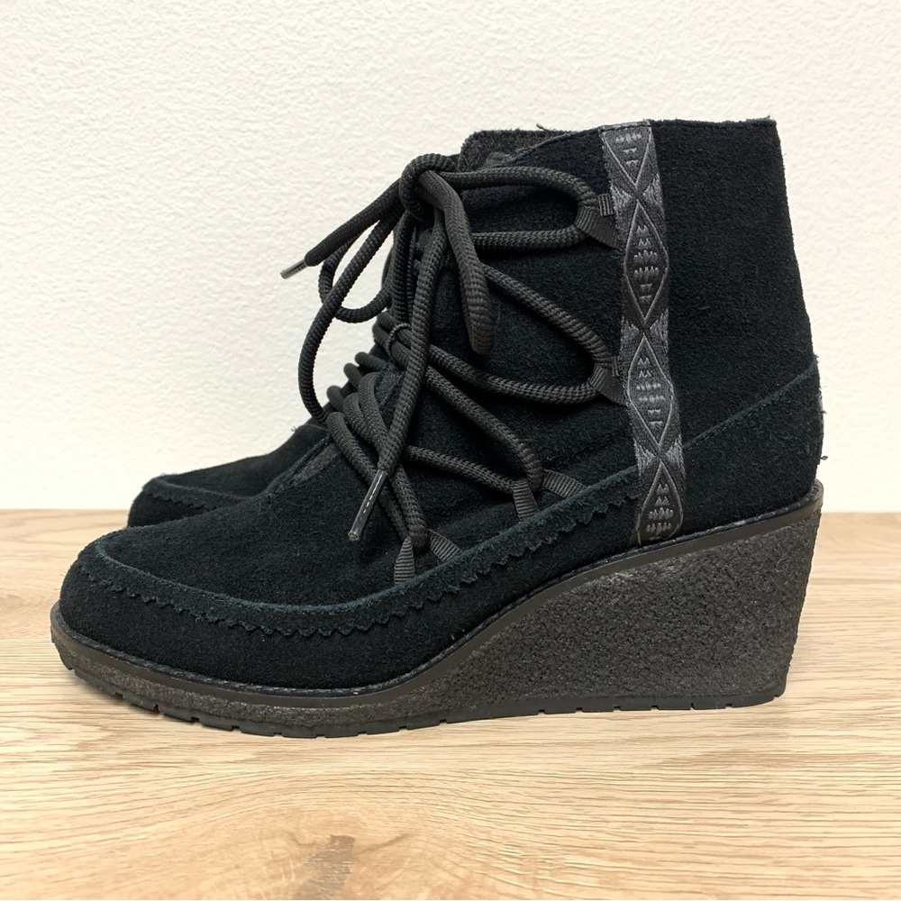 Pendleton Islegate Lace-Up Wedge Bootie Boots Siz… - image 4
